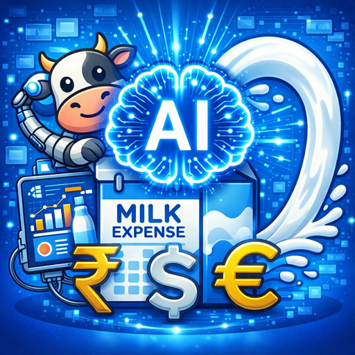 Milk AI Expense Calendar Logo
